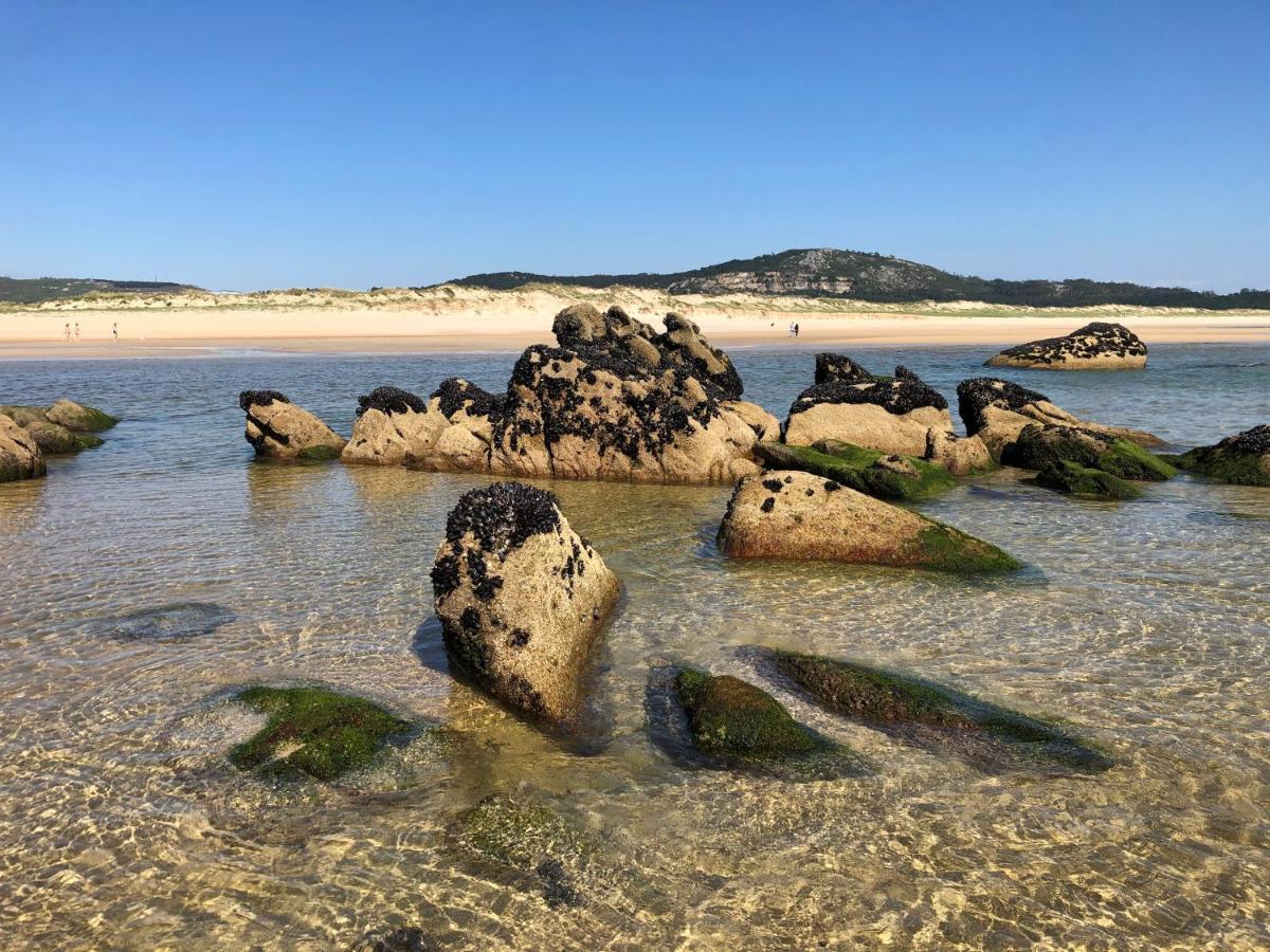 Apartamento Corrubedo Vistas Mar Y Playa Eksteriør bilde