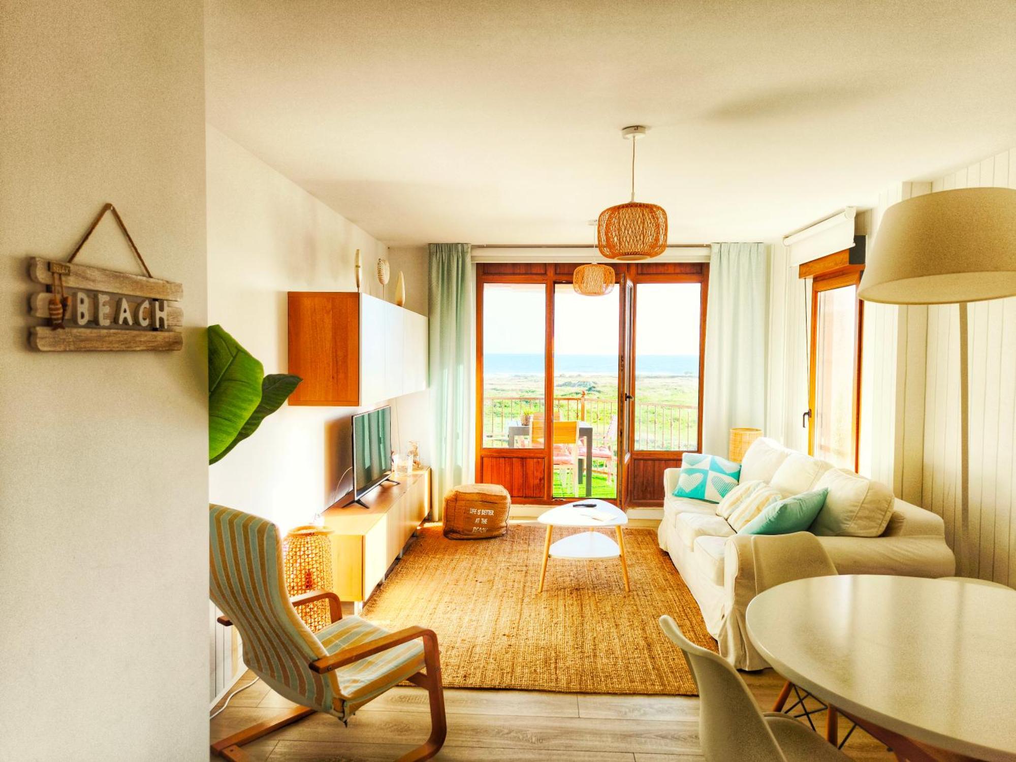 Apartamento Corrubedo Vistas Mar Y Playa Eksteriør bilde