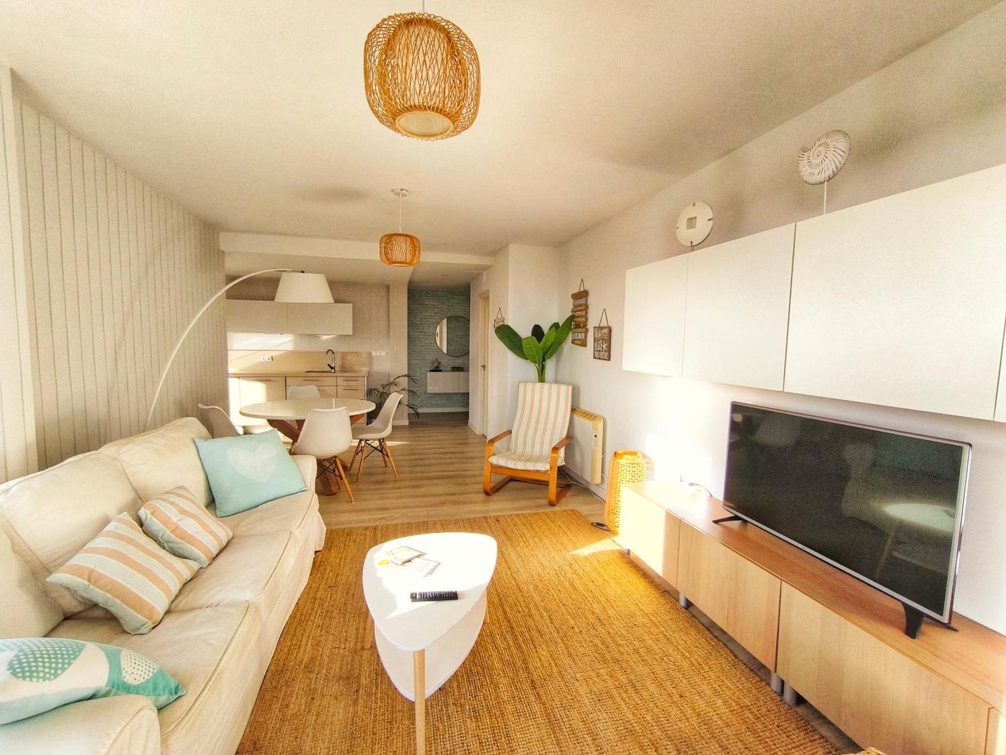 Apartamento Corrubedo Vistas Mar Y Playa Eksteriør bilde