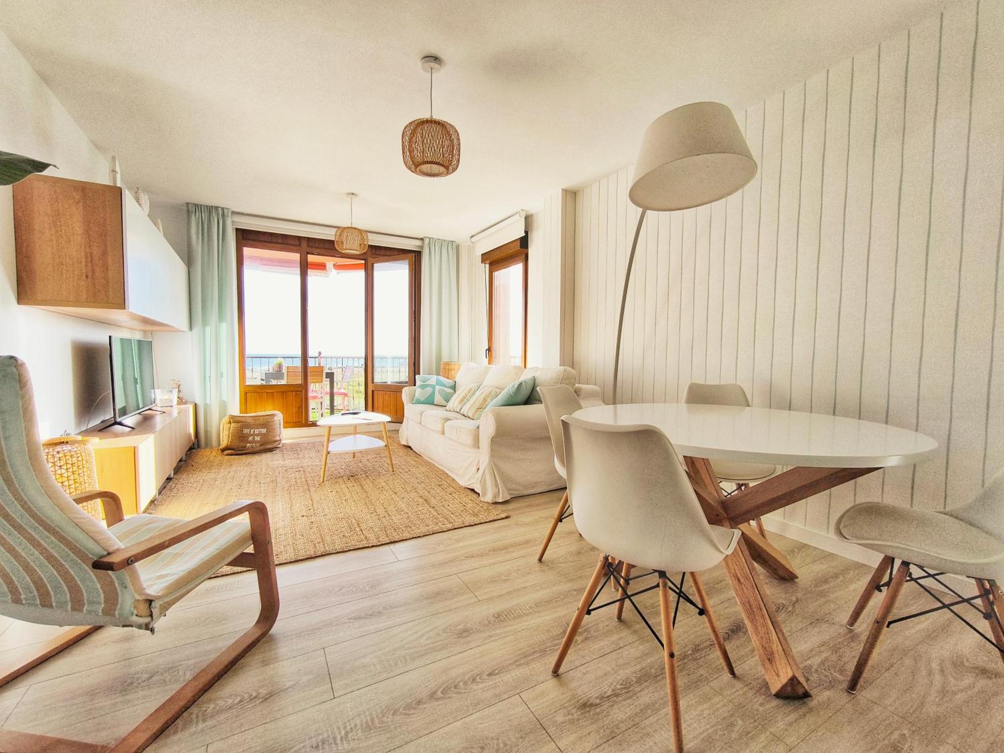 Apartamento Corrubedo Vistas Mar Y Playa Eksteriør bilde